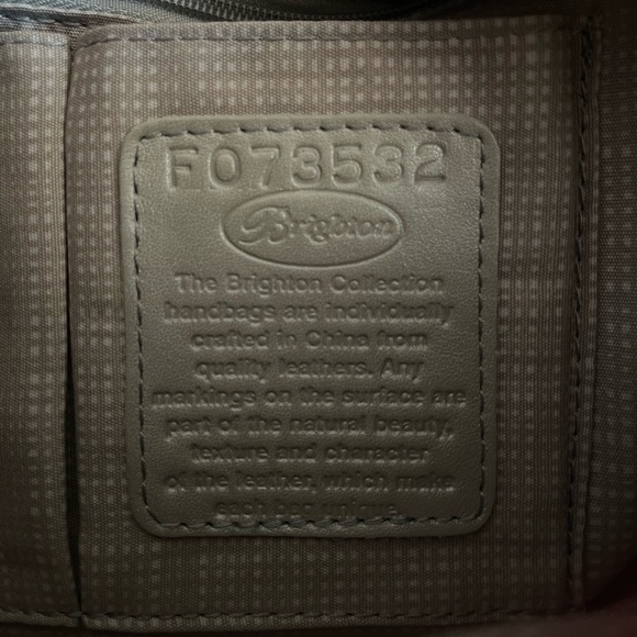 BRAND NEW Brighton Barbados Ziptop Hobo - Picture 3 of 4